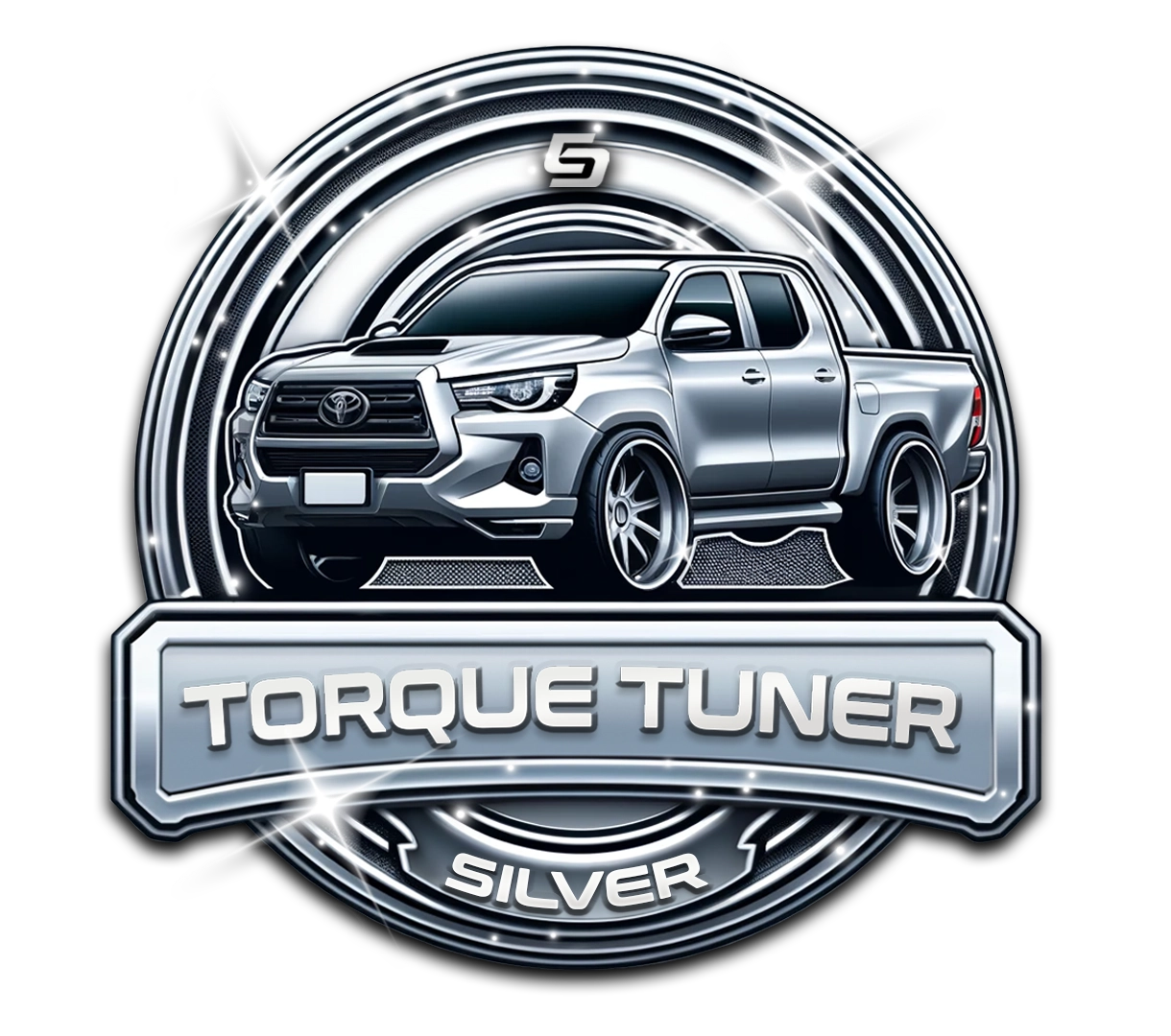 Torque Tuner Badge - Silver Affiliate