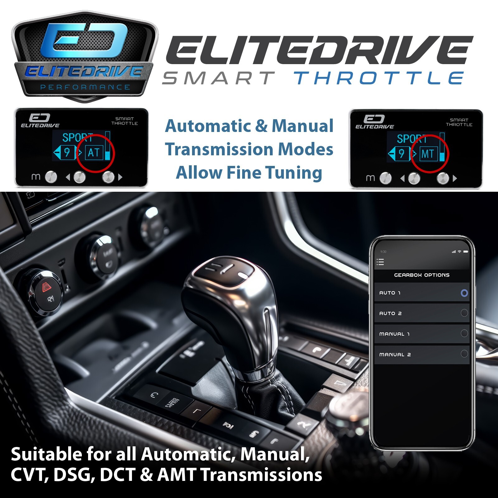 EliteDrive Smart Throttle Controller fits Suzuki SX4 2010 - 2019 - Incl S-Cross - Image 12