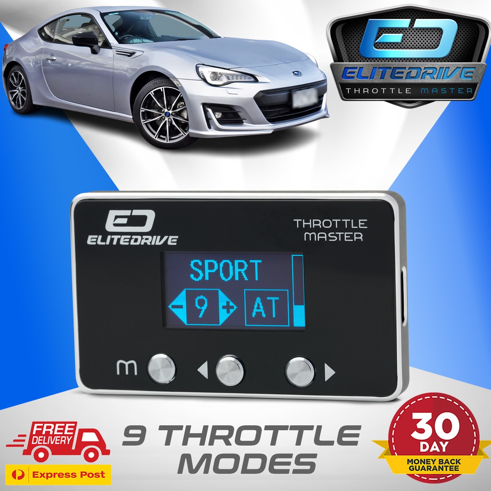 EliteDrive Throttle Controller for Subaru BRZ 2012 - 2022 - 9 Modes